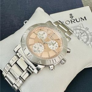 RARE Men’s Corum Romulus Stainless Steel Quartz Chronograph 40mm SUPER RARE